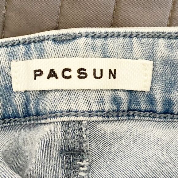PacSun Light Wash Destroyed Skinny Jeans | Men’s Size 30x32 - Picture 7 of 9